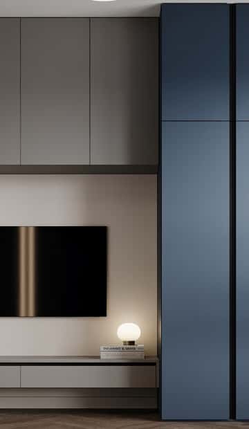 Цвета природы. Дизайн и ремонт квартиры 110м2 в ЖК Wow в современном стиле. Спальня старшего сына