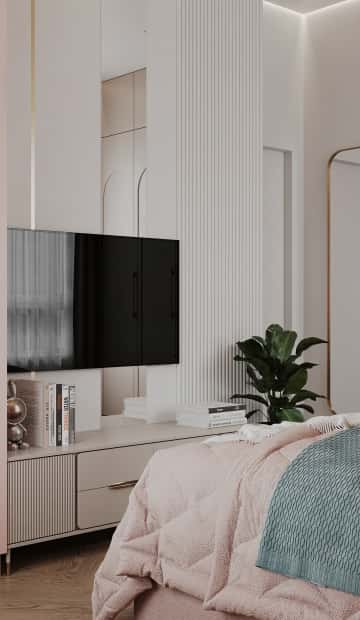 Удобство со вкусом. Дизайн и ремонт квартиры 88м2 ЖК Вереск в современной классике. Детская, фото 05