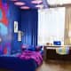 Серый диван с подушками жёлтого, синего и фиолетового цветов. Дизайн и ремонт квартиры в ЖК «Триколор» — Шкатулка с секретом. Фото 015