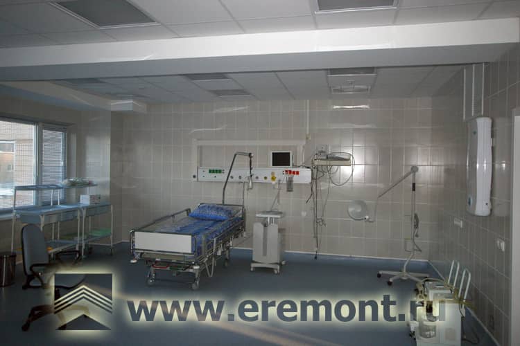 Центральная клиническая больница, отделение реанимации и интенсивной терапии.