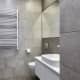 Мраморная белая стена для украшения ванной комнаты. Дизайн и ремонт квартиры в ЖК «Доминион» — Аскетичный интерьер. Фото 038
