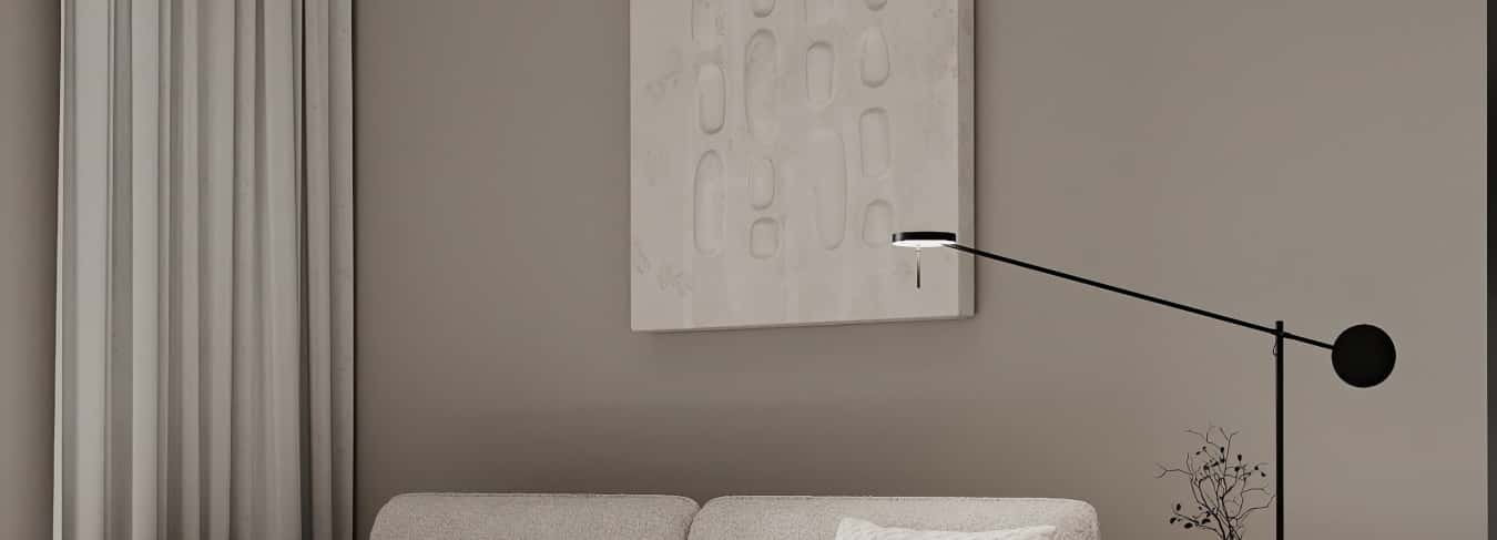 Фотографии квартир. Скандинавский акцент. Дизайн и ремонт квартиры 95м2 ЖК Садовые кварталы в современном стиле. Кабинет, фото 01.