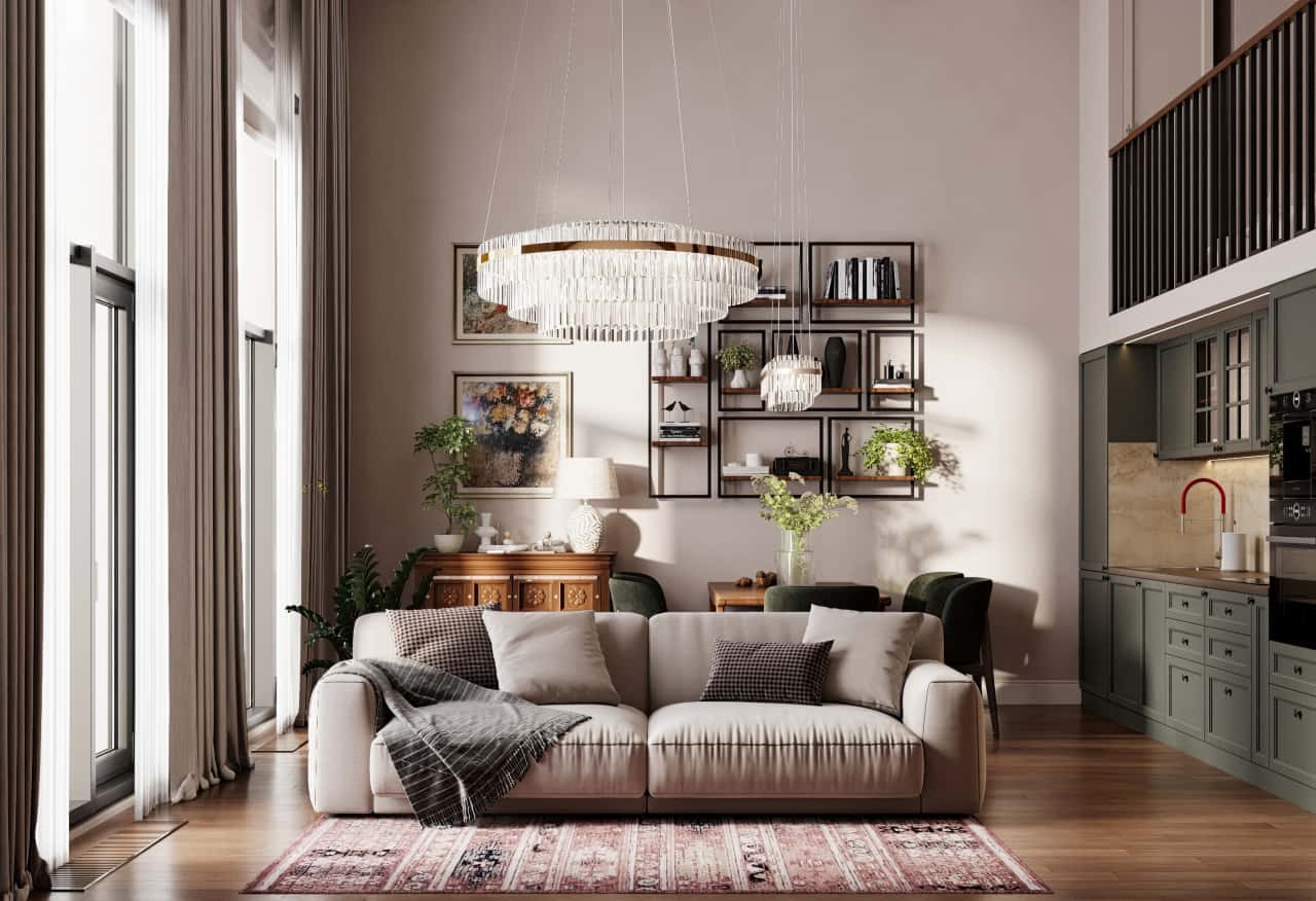 Дизайн и ремонт квартиры в ЖК Джаз — Квартира с мезонином