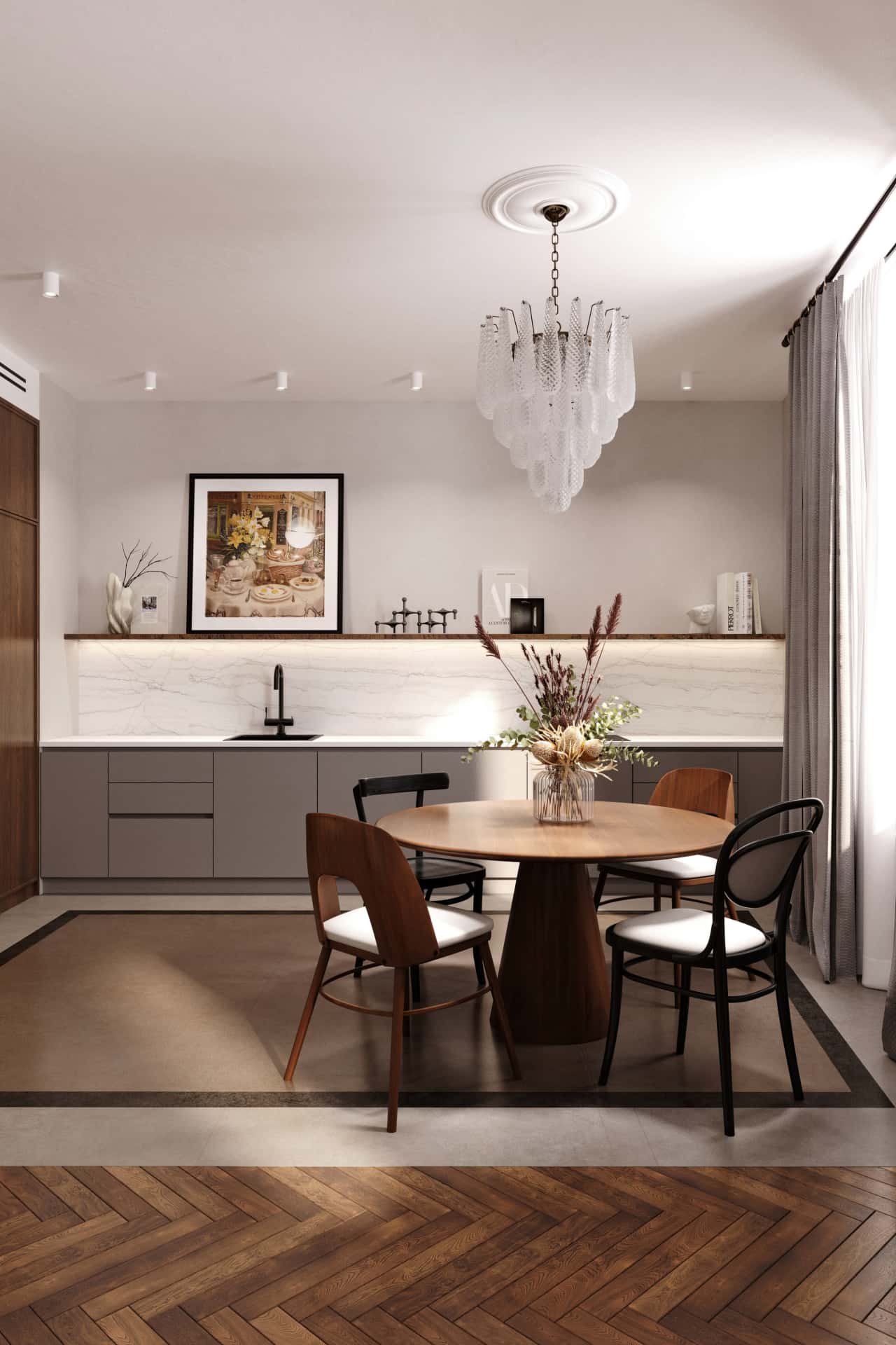 Дух Монмартра ЖК Врубеля 4 101 м²