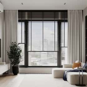 Скандинавский акцент. Дизайн и ремонт квартиры 95м2 ЖК Садовые кварталы в современном стиле. Кухня-гостиная