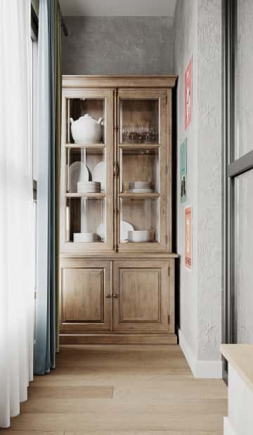 Песня в стиле кантри. Дизайн и ремонт квартиры 53м2 ЖК Вдохновение. Лоджия, фото 03