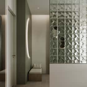 Воспоминания о море. Дизайн и ремонт квартиры 90м2 в ЖК Остров в современном стиле. Спальня, фото 05