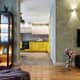 Кухня в ярком жёлтом цвете. Дизайн и ремонт квартиры в ЖК «M-House»  — Функциональная эклектика. Фото 013