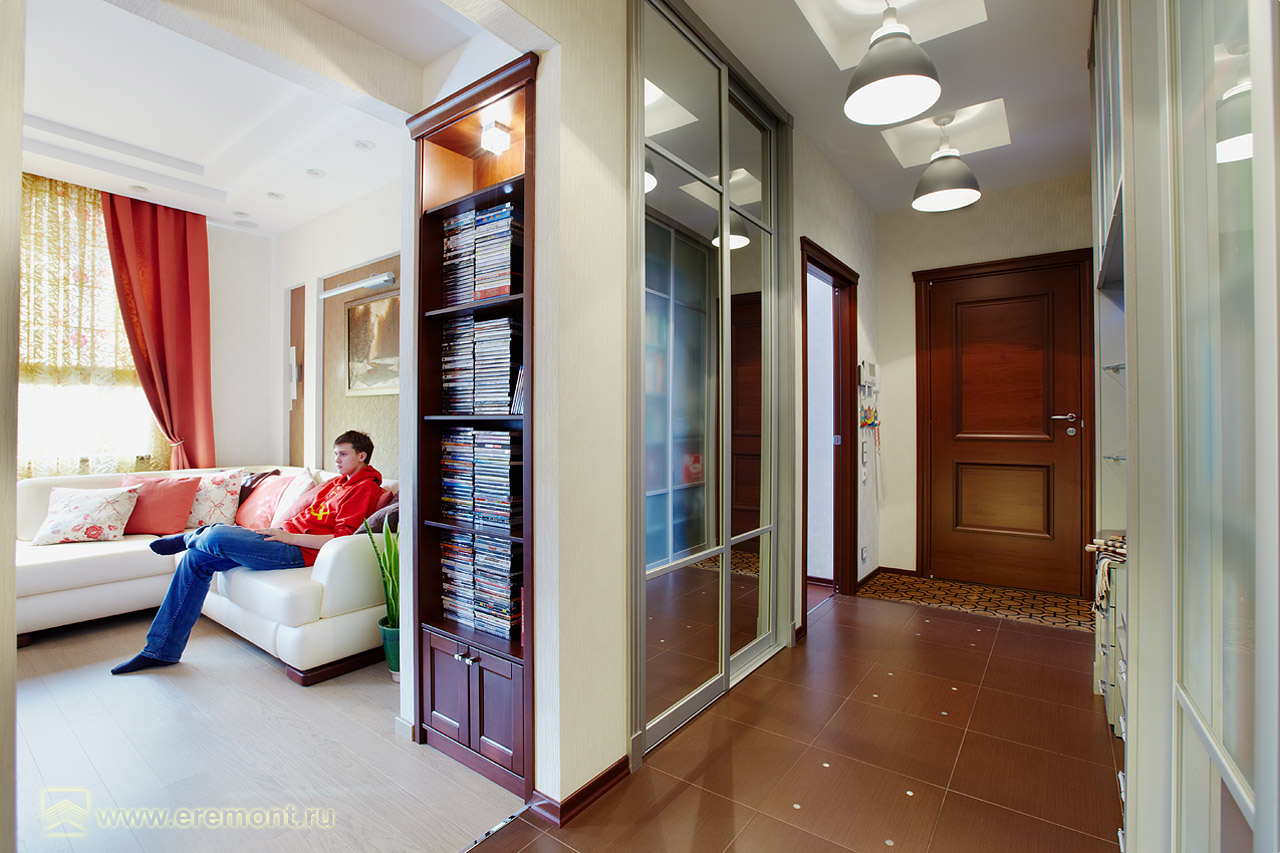 Гостиная, дизайн интерьера и ремонт квартиры на ул. Куусинена, Вира - АртСтрой 31399