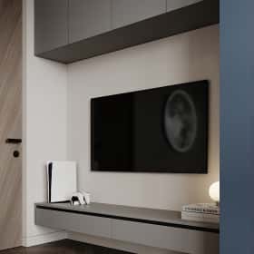 Цвета природы. Дизайн и ремонт квартиры 110м2 в ЖК Wow в современном стиле. Спальня старшего сына, фото 03