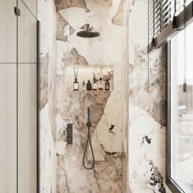 Утончённая простота. Дизайн и ремонт квартиры 123м2 ЖК Джаз в стиле современный минимализм. Санузел 1, фото 04