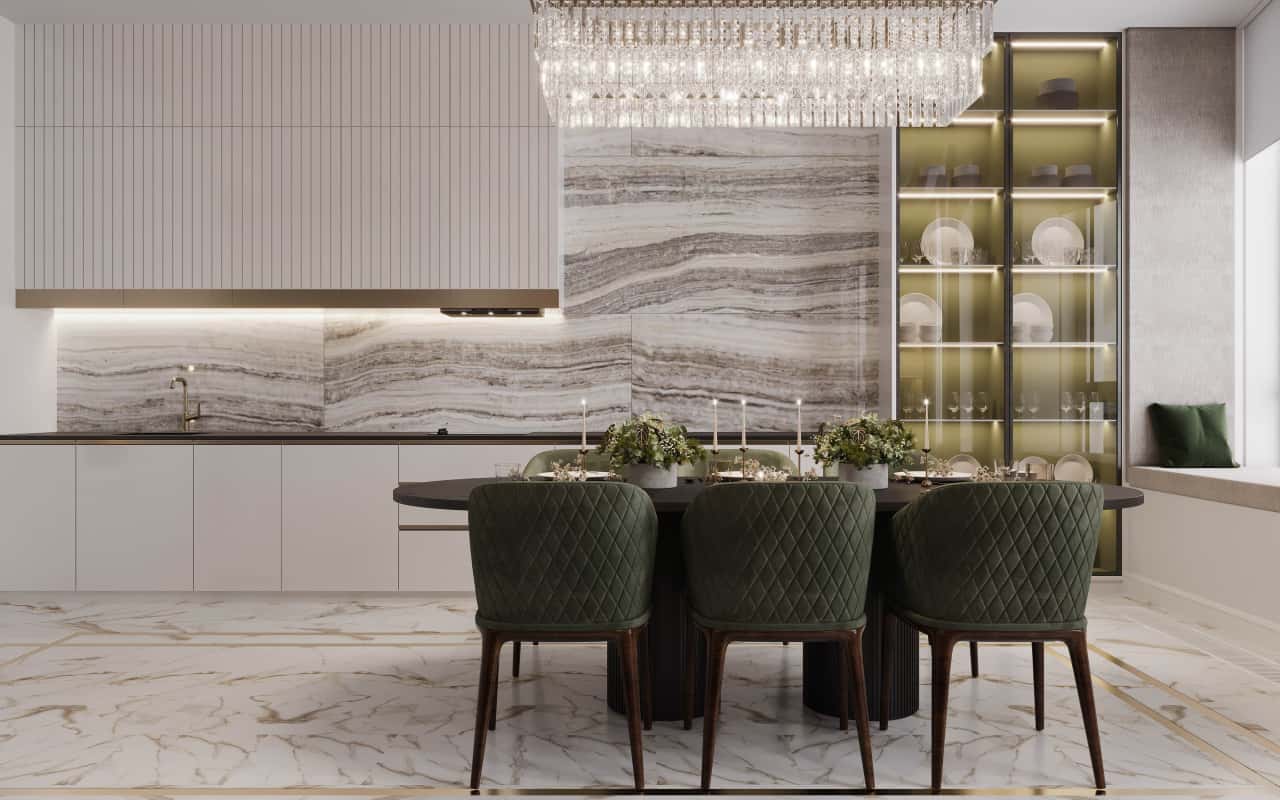 Дизайн и ремонт квартиры в ЖК «Резиденции Архитекторов» — Нарядная геометрия