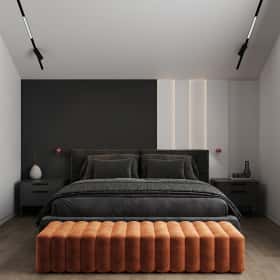 Изысканный монохром. Дизайн и ремонт таунхауса 164м2 в КП Бристоль в неоклассическом стиле