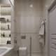 Мозаика в ванной комнате. Дизайн и ремонт таунхауса в КП «Академия Парк» — Спокойное уединение. Фото 011