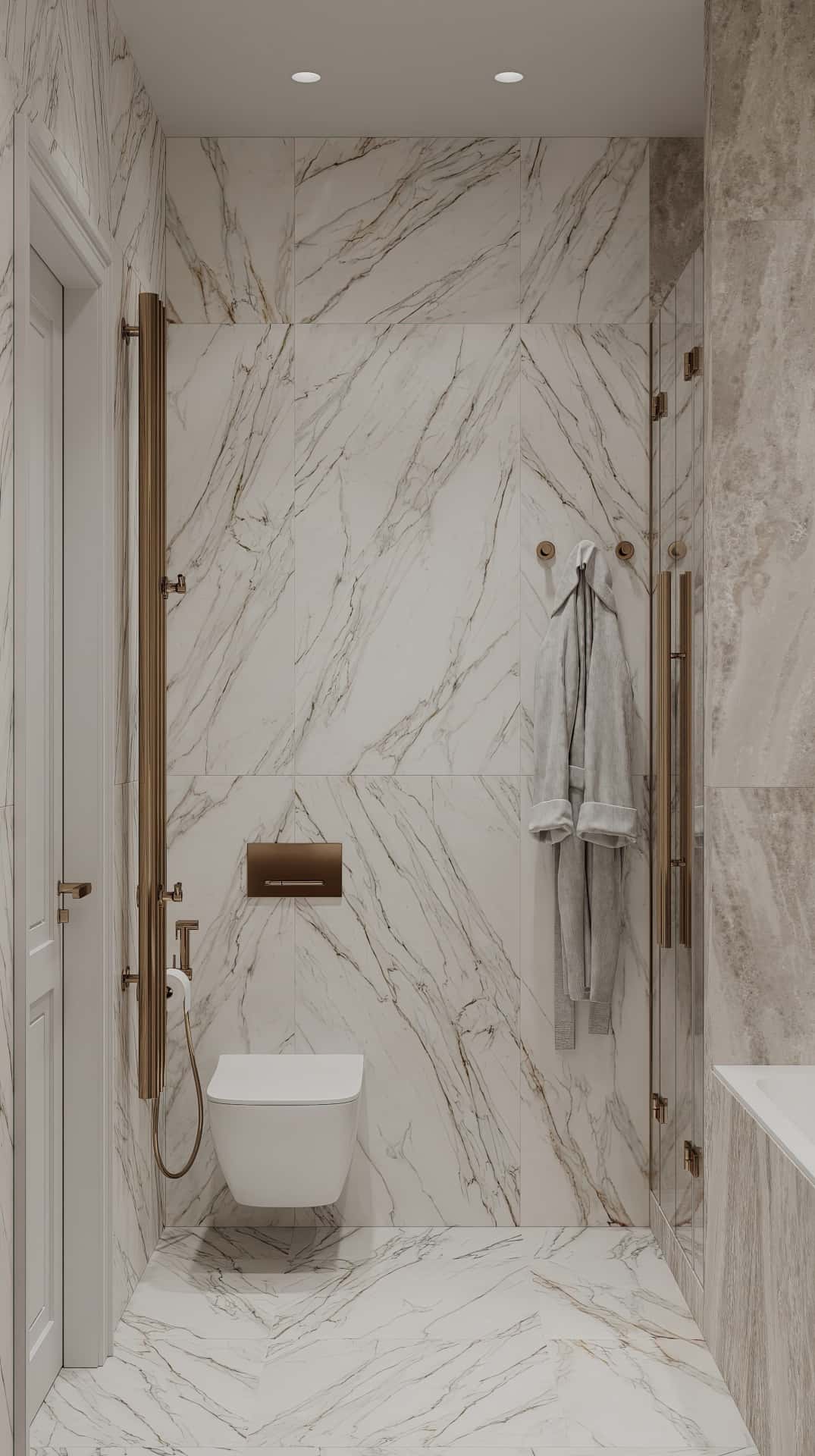 Дизайн и ремонт квартиры в ЖК Филисити — Пространство мечты, 71 м2. Санузел, фото 2