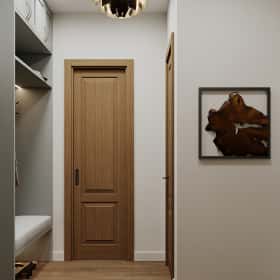 Песня в стиле кантри. Дизайн и ремонт квартиры 53м2 ЖК Вдохновение. Прихожая, фото 04