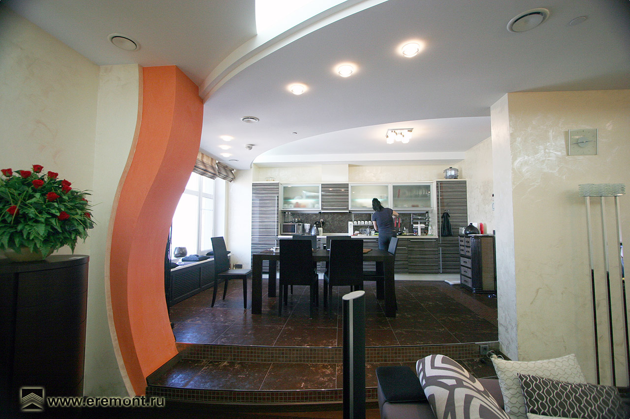 Кухня, дизайн проект интерьера и ремонт квартиры в ЖК Эльсинор, Вира-АртСтрой 31460