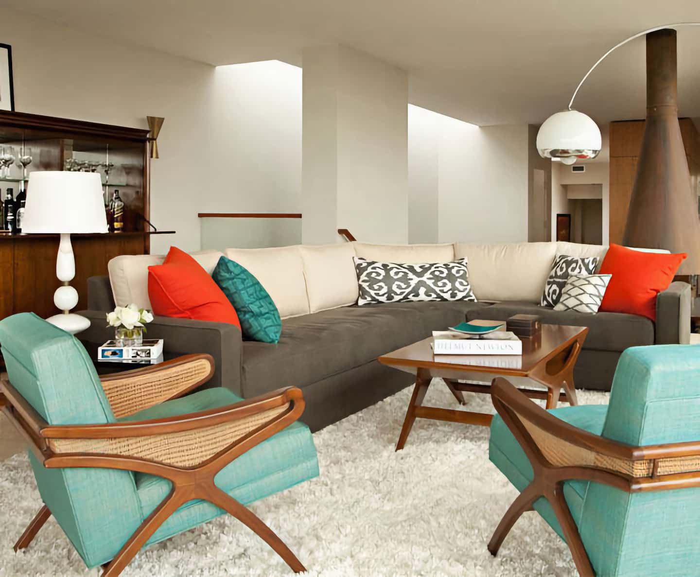 Стиль mid-century modern в интерьере