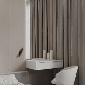 Чёрно-белая магия. Дизайн и ремонт квартиры 101м2 в ЖК Шуваловский Prima в современном стиле. Спальня, фото 05