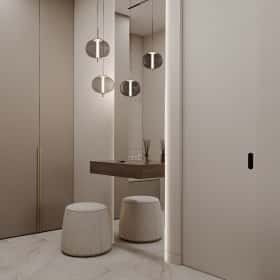 Цвета природы. Дизайн и ремонт квартиры 110м2 в ЖК Wow в современном стиле. Прихожая, фото 01