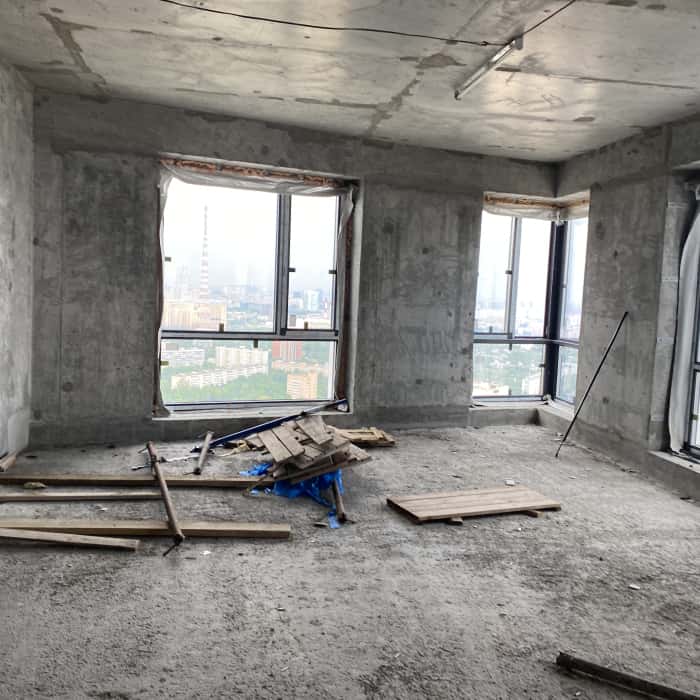 Дизайн и ремонт квартиры 114 м² в ЖК «Wellton Park». Приемка от застройщика и подготовительные работы.