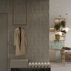 Воспоминания о море. Дизайн и ремонт квартиры 90м2 в ЖК Остров в современном стиле. Прихожая и коридор