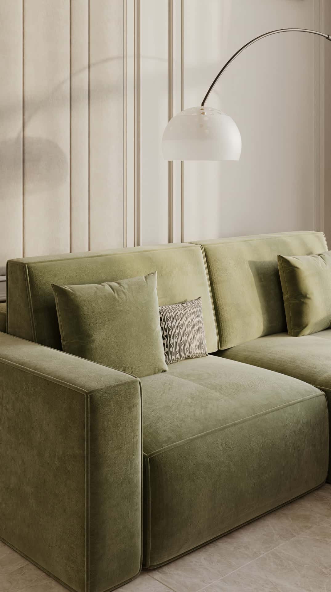 Дизайн и ремонт квартиры в ЖК Дом Достижение — Алгоритм комфорта, 64 м2. Кухня-гостиная, фото 10