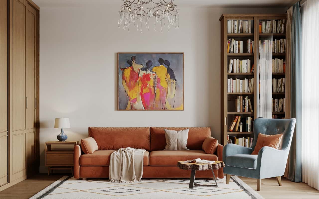 Дизайн и ремонт квартиры в ЖК Вдохновение — Песня в стиле кантри