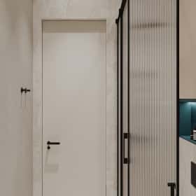 Объятия моря. Дизайн и ремонт квартиры 91м2 ЖК Событие в современном эко-стиле. Гостевой санузел, фото 02