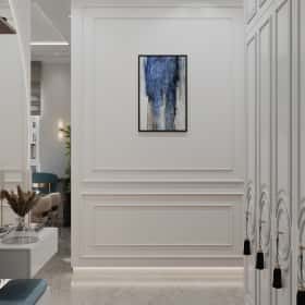 Удобство со вкусом. Дизайн и ремонт квартиры 88м2 ЖК Вереск в современной классике. Прихожая и коридор, фото 01