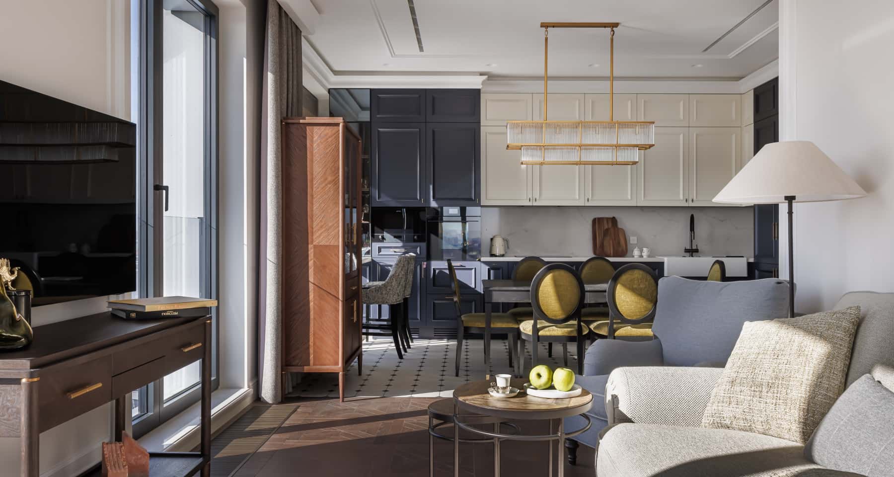 Ремонт кухни-гостиной в 2025 году Ремонт кухни-гостиной в 2025 году