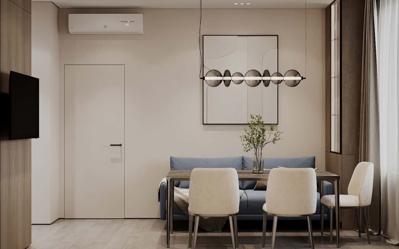 Дизайн и ремонт квартиры в ЖК Большая семерка — Тёплая гармония