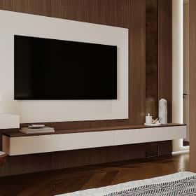 Высокие отношения. Дизайн и ремонт загородного дома 195м2 в КП Лесная поляна в современном стиле. 2 этаж Спальня, фото 02