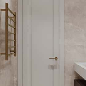 Современная роскошь. Дизайн и ремонт квартиры 111м2 ЖК Павелецкая сити в современном стиле. Гостевой санузел, фото 02