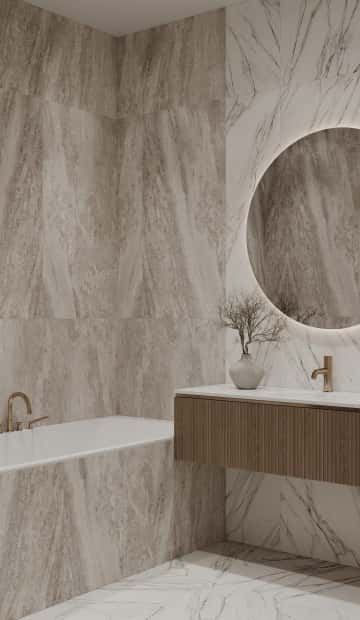 Пространство мечты. Дизайн и ремонт квартиры 71м2 ЖК Филисити в неоклассике. Санузел