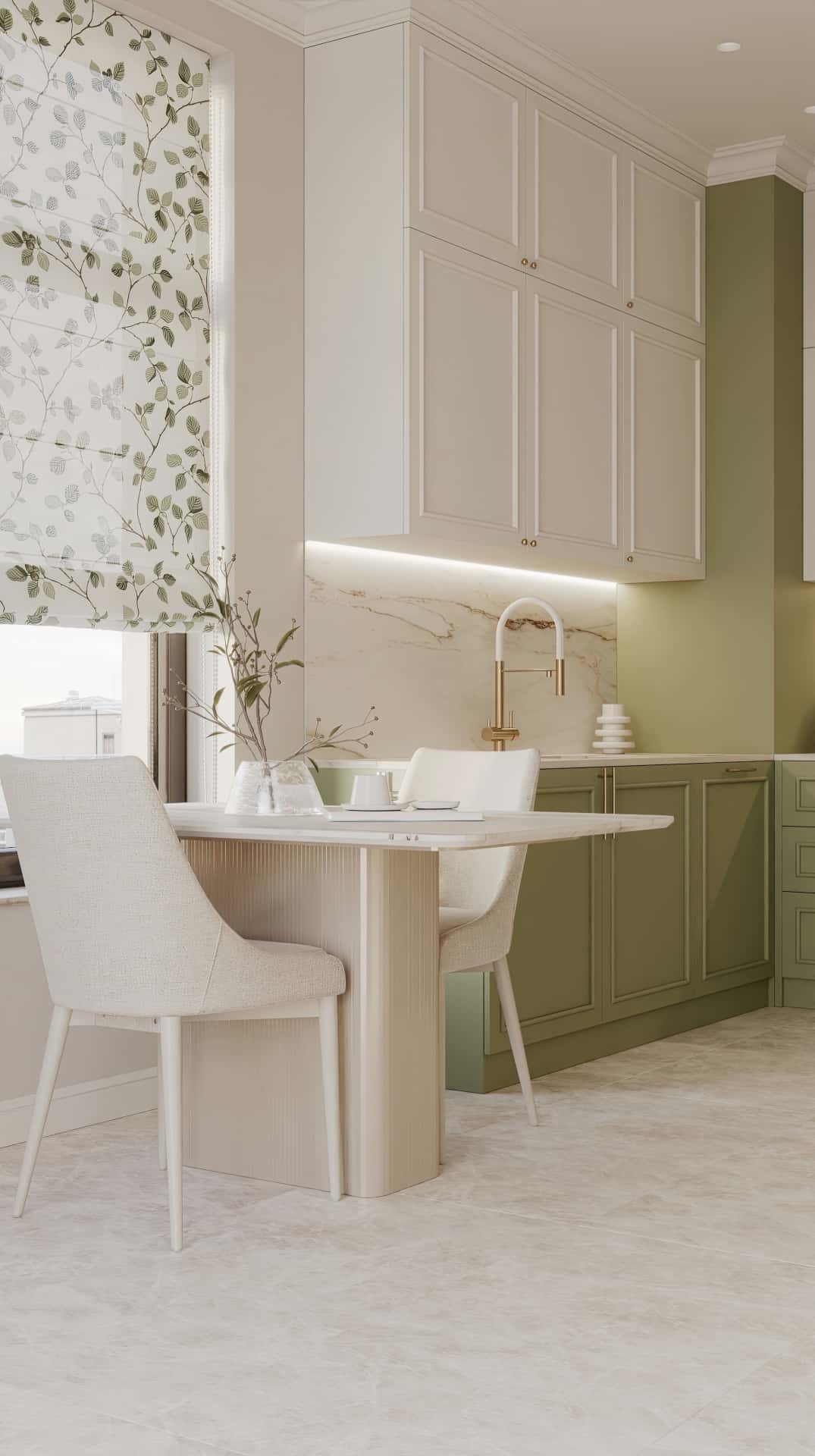 Дизайн и ремонт квартиры в ЖК Дом Достижение — Алгоритм комфорта, 64 м2. Кухня-гостиная, фото 9