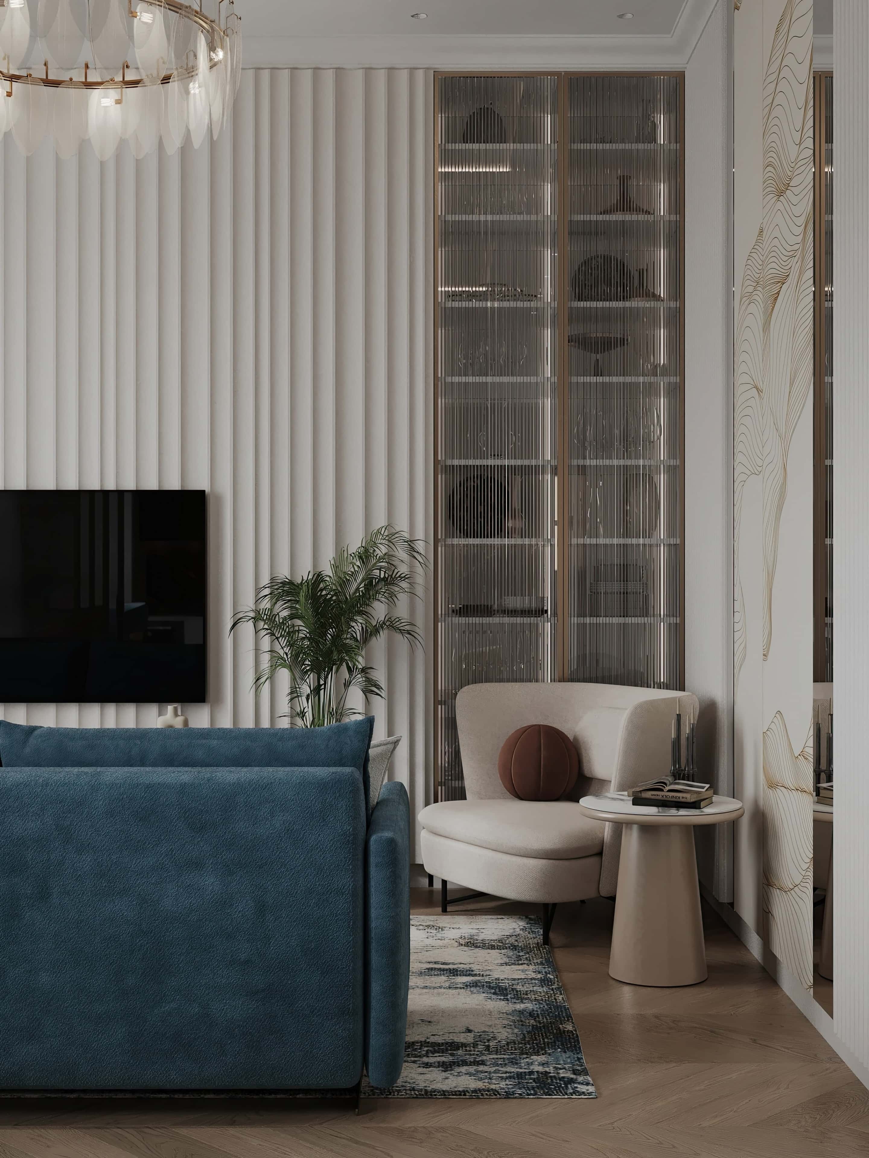 Оформление интерьера кухни-гостиной. Фото № 81150.