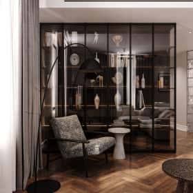 Дух Монмартра. Дизайн и ремонт квартиры 101м2 в ЖК Врубеля 4 во французской классике. Кухня-гостиная, фото 08