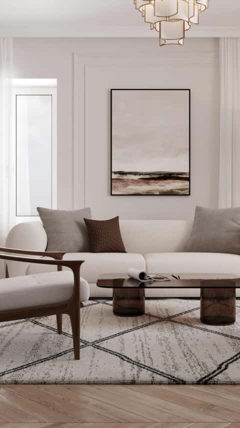 Белые интерьеры квартиры и дома