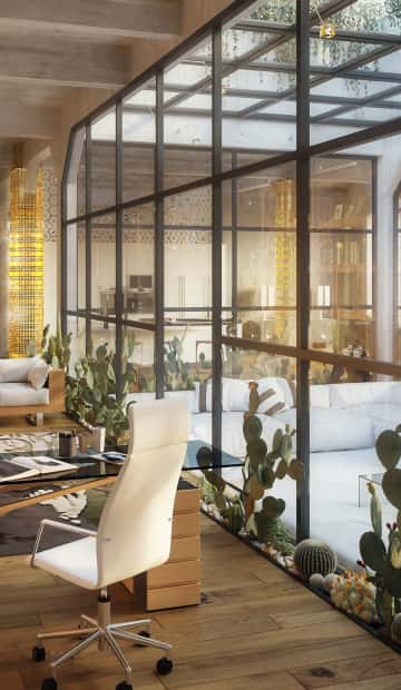 Прямоугольный, современный, глянцевый стол чёрного цвета