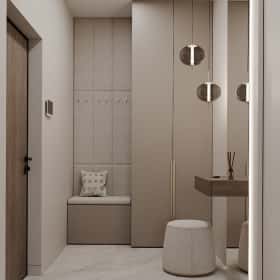 Цвета природы. Дизайн и ремонт квартиры 110м2 в ЖК Wow в современном стиле. Прихожая, фото 04