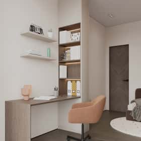 Фотографии детских. Со вкусом кофе. Дизайн и ремонт квартиры 120м2 в ЖК iLove в современном стиле. Детская, фото 03.