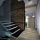 Коридор + прихожая + лестница в стиле Лофт. Дизайн и ремонт дома в поселке Светлогорье (проект). Фото 038
