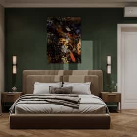 В ожидании чуда. Дизайн и ремонт квартиры 84м2 ЖК Shagal в современном стиле. Мастер-спальня