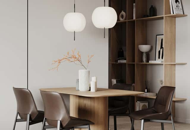 Фотографии кухонь-гостиных. Скандинавский акцент. Дизайн и ремонт квартиры 95м2 ЖК Садовые кварталы в современном стиле. Кухня-гостиная, фото 01.