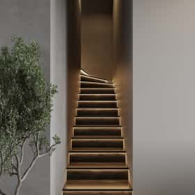 Изысканный монохром. Дизайн и ремонт таунхауса 164м2 в КП Бристоль в неоклассическом стиле. 1 этаж Прихожая, фото 03