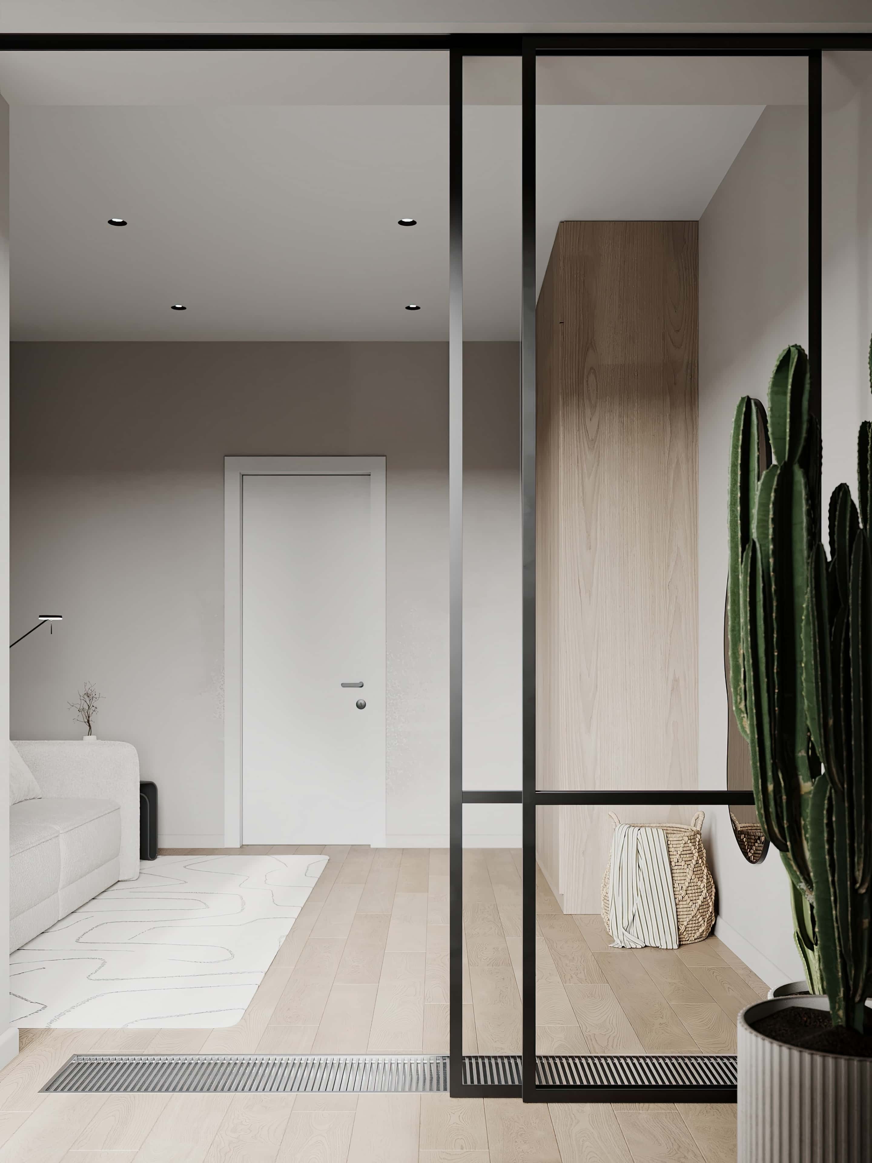 Оформление интерьера трехкомнатной квартиры. Фото № 80787.