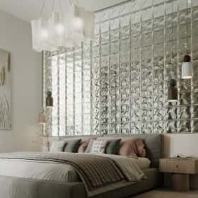 Воспоминания о море. Дизайн и ремонт квартиры 90м2 в ЖК Остров в современном стиле. Спальня, фото 07