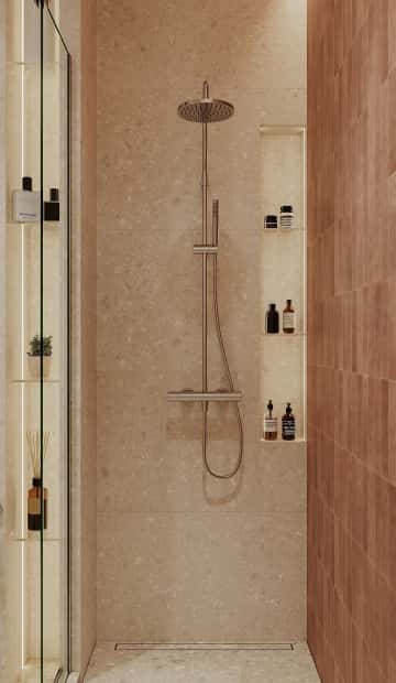 В ожидании чуда. Дизайн и ремонт квартиры 84м2 ЖК Shagal в современном стиле. Гостевой санузел, фото 03