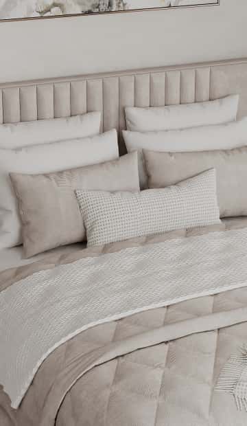 Пространство мечты. Дизайн и ремонт квартиры 71м2 ЖК Филисити в неоклассике. Спальня, фото 01